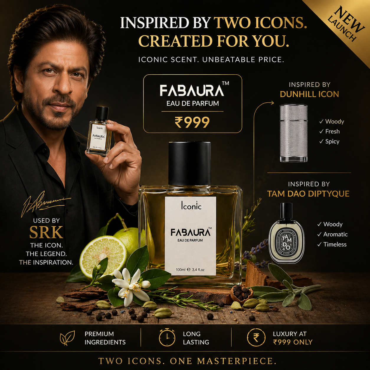 SRK's Signature Scent | Eau de Parfum | FabAura Iconic